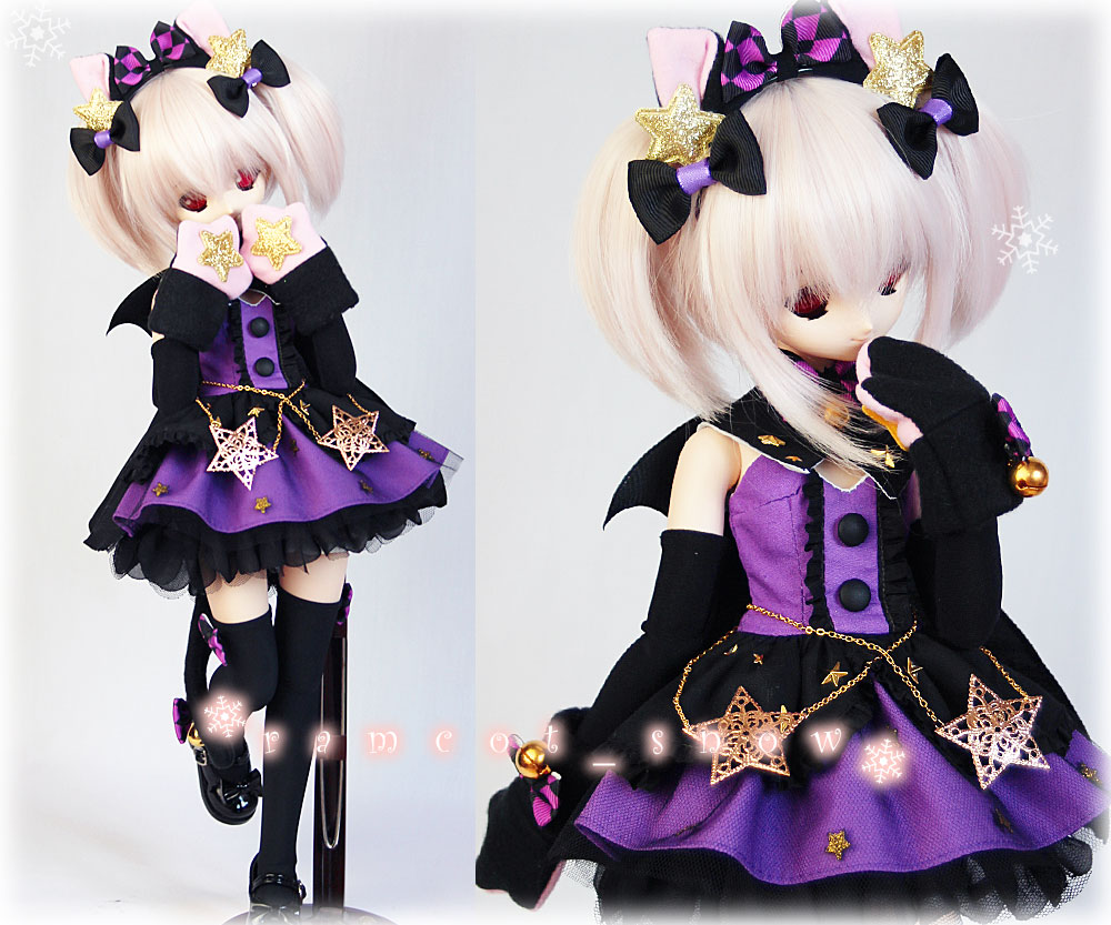 ramcot＊MDD S胸サイズお洋服*Halloween Black Kitty*Purple*｜代購幫